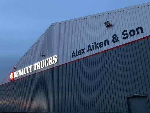 Alex Aiken & Son commercial vehicle workshop building